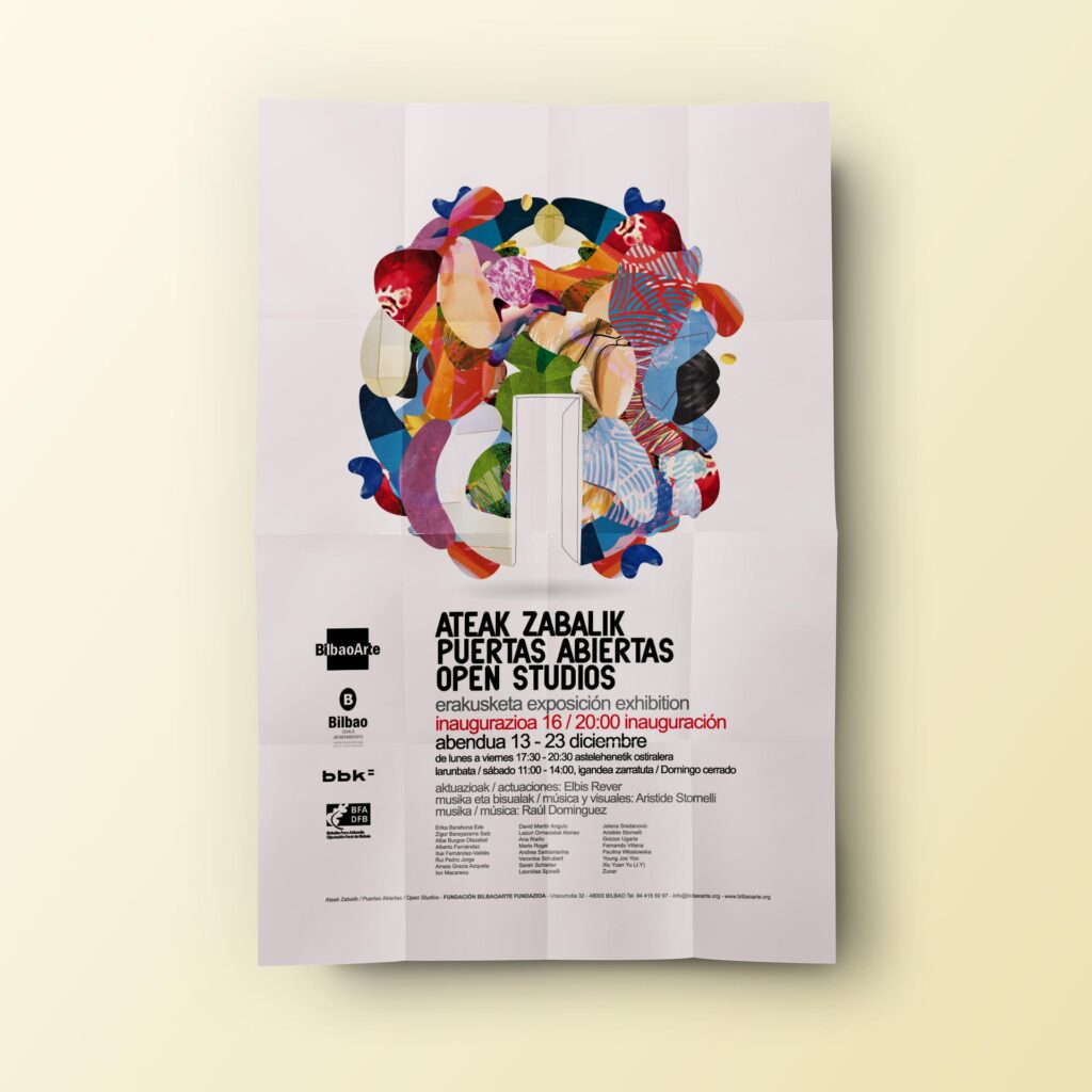 Creación de identidad visual y diseño gráfico para exhibición de la Fundación BilbaoArte.