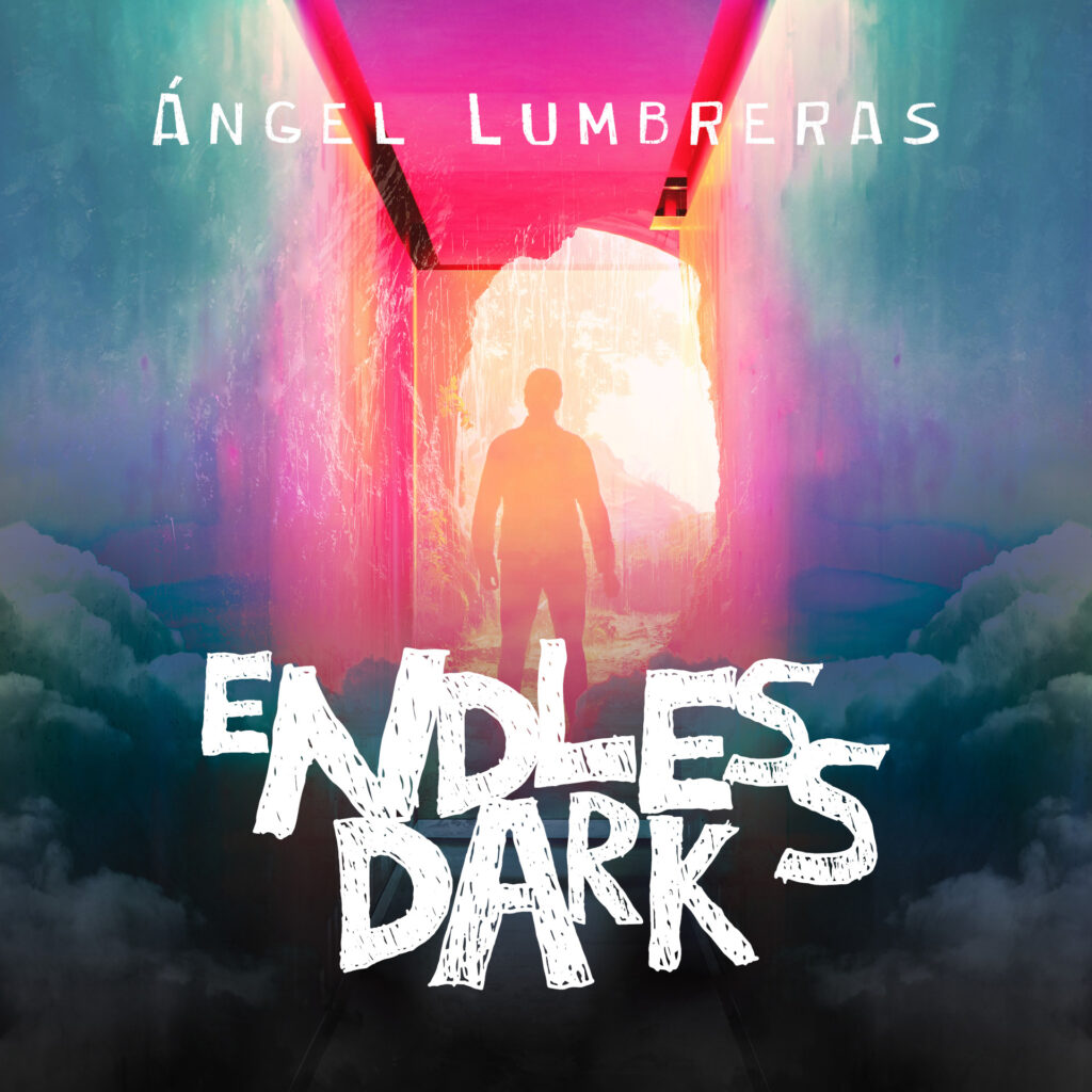 Diseño gráfico para disco Endless Dark, de Ángel Lumbreras, productor de música.